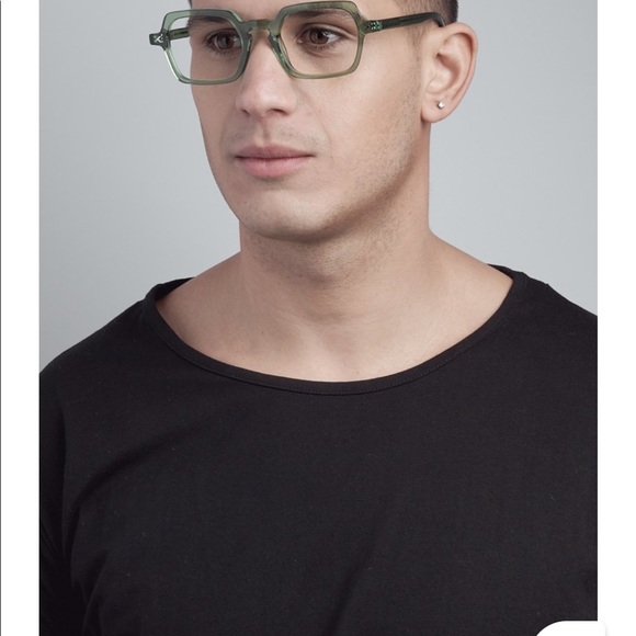 COPY - Green prescription frames.  Super fun frames.  Look great on. - Picture 7 of 7